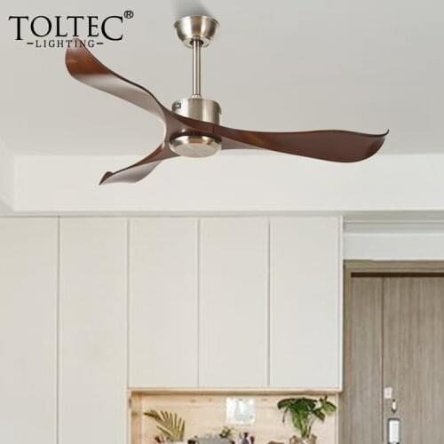 52 Inch Modern Simple Ceiling Fan Without Lamp Bedroom Fashion Decorate Ceiling Fans With Remote Control Ventilador de techo