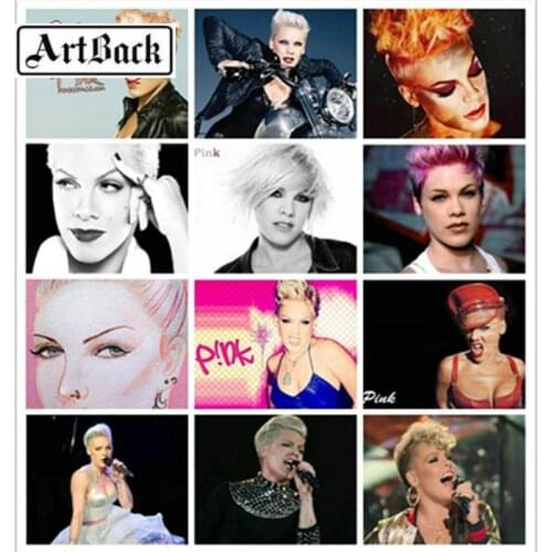 Diamond Painting 5D Full Square/Round Drill Pink Singer Music Star Daimond Rhinestone Embroidery Painting Cross Stitch kit