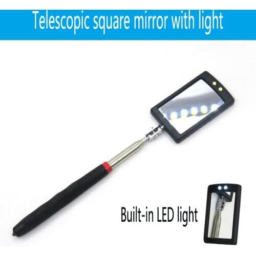 Car LED light expandable inspection mirror Endoscope chassis angle diagram Car telescopic hand-held flaw detection tool
