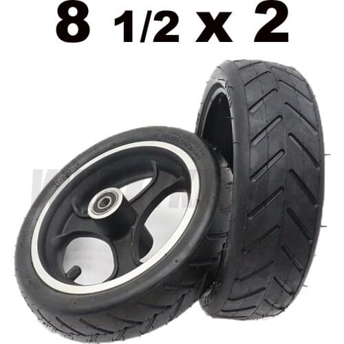 Free shipping 8 1 / 2X2 tire inner tube and rim wheel for xiaomi mijia M365 Electric scooter inner tube include 8.5 inch tire