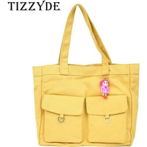 Large Bag Casual tote Canvas handbag 2018 summer new Simple Korean fashion handbag women large-capacity shoulder bag wx79
