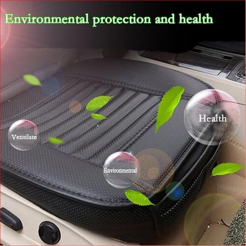 Car Seat Cover Universal PU Leather Seat Cover Without Back Cover Cushion Car Interior Accessories Cushion Protection Pad