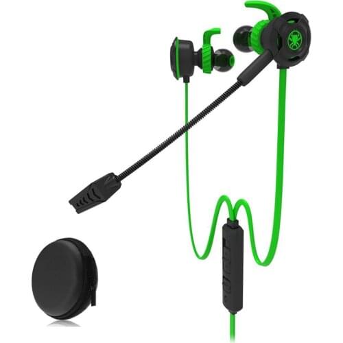 PC Gaming Headset With Microphone For PUBG LOL In Ear Stereo Bass Noise Cancelling Earphone With Mic For Phone Computer