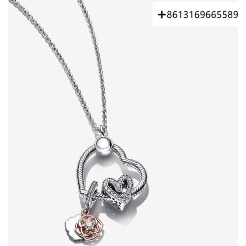 Fashionable new silver love chain matching bracelet, lovers, new series