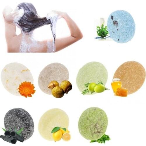 Organic Handmade Cinnamon Hair Shampoo Bar Hair Cleaning 100% Pure 8 Colors