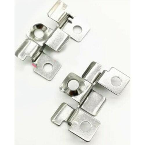 Durable 100Pcs Hidden Floor Fasteners Stainless Steel Metal Flooring Clip Bracket Fasteners Corner Bracket Hardware Tools