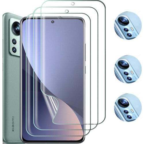Pelicula Mi 11 Screen Protector for Xiaomi Mi-11 Pro Hydrogel Film + Camera Protector Xiomi mi10 Note-10-Lite Soft Glass on Mi11