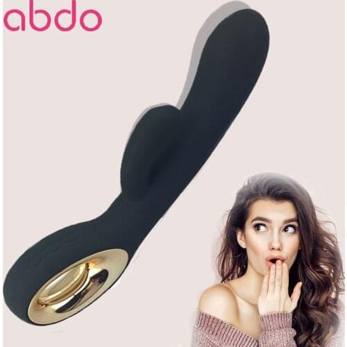 Abdo Rabbit Vibrator Female Adult Sex Toy 10 Modes Clitoral Stimulation Waterproof Personal Dildo Vibrator Clitoral Stimulator