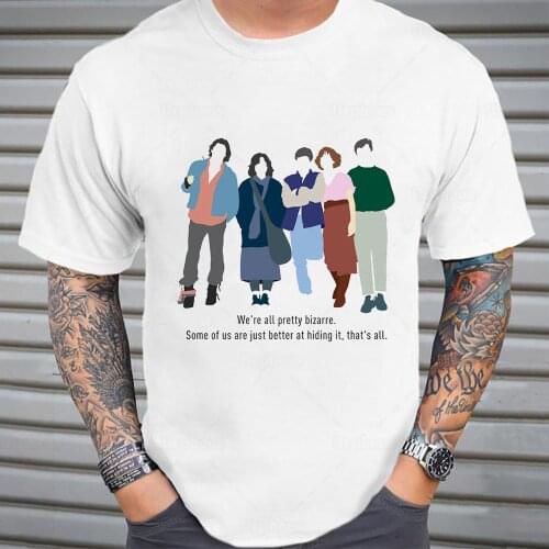 The Breakfast Club 80s Vintage Shirt Sincerely Yours Tv Series Tshirt We All Pretty Bizarre 100% Cotton Graphic Tees