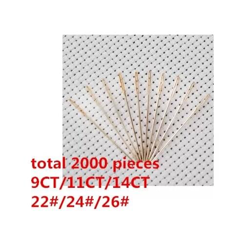 Embroidery Needle Cross Stitch Needle 2000 Pieces--Factory Shop