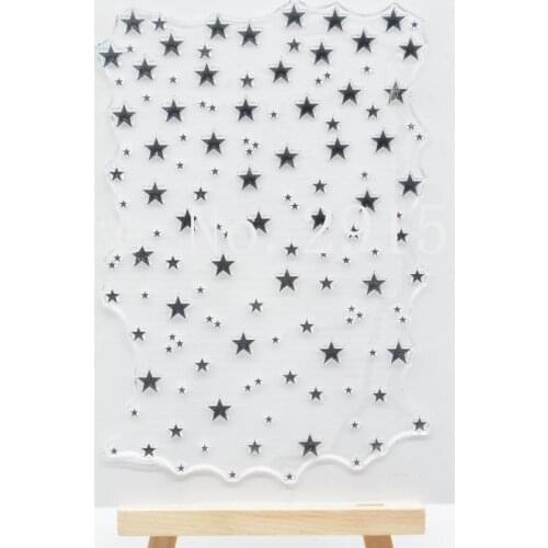 Star background Scrapbook DIY photo cards account rubber stamp clear stamp transparent stamp 11x16cm CS22114