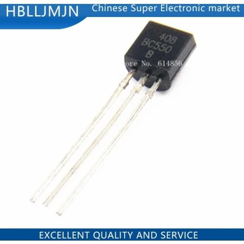 100pcs BC550B TO-92 BC550 TO92 550B