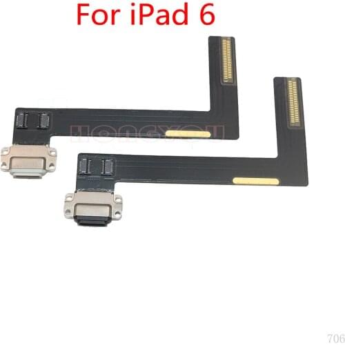 50PCS/Lot For iPad 5 6 USB Charging Dock Charge Socket Port Jack Plug Connector Flex Cable