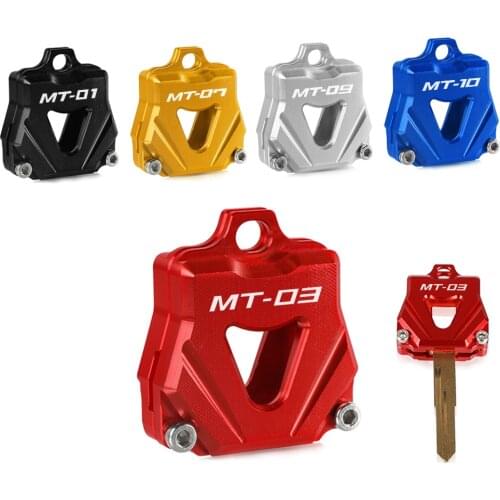For Yamaha MT01 MT03 MT07 MT09 MT10 Motorcycle CNC Key Cover Cap Creative Products Keys Case Shell MT 01 03 07 09 10 Accessories