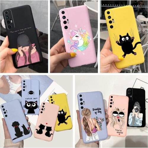 Case For Xiaomi Mi 10s Cover Sweet Girl Cute Unicorn Back Cover For Xiaomi Mi10s xiaomi 10s Phone Case Bumper Shockproof Fundas