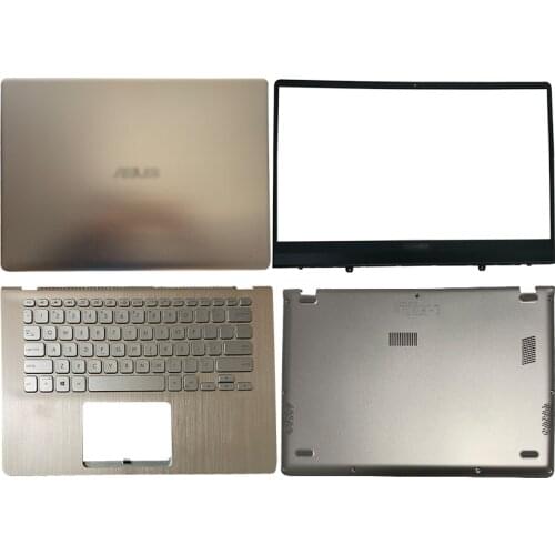 For ASUS VIVOBOOK S14 S4300 S4300U S4300UN S4300F X430 X430U A403F Laptop LCD Back Cover/Front Bezel/Palmrest/Bottom Case Gold