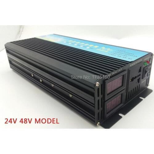 Power Inverter 1500W Pure Sine Wave Off Grid DC12V to AC230V