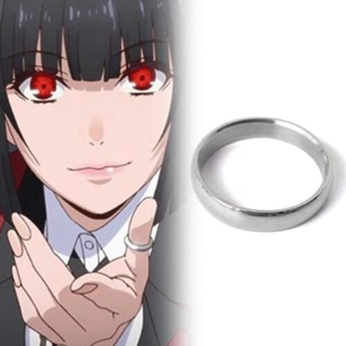 Kakegurui Ring Jabami Yumeko Ring Cosplay Props Fashion Simple Men Women Fancy Gift Lovers