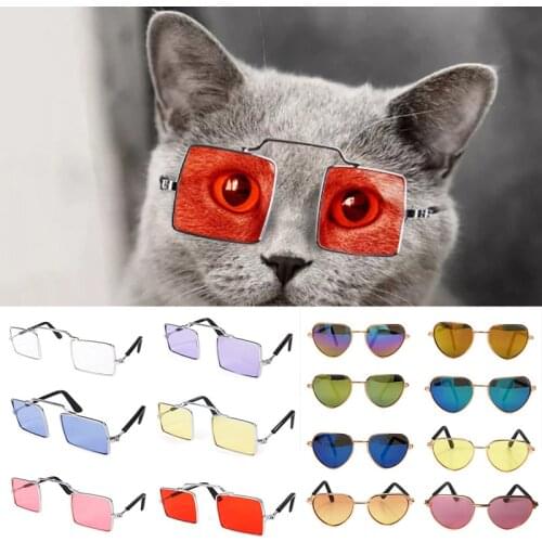 Cat Dog Sunglasses Little Dogs Cat Eye Wear Dogs Sunglasses Photos Props Personality Funny Pet Supplies Toy Pet Accessories