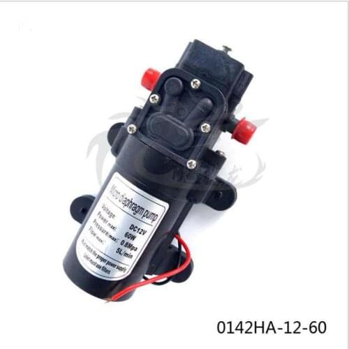 DC 12V 60W 5L/m Lift 50m Diaphragm Water Pump Self-priming Booster Reflux pump
