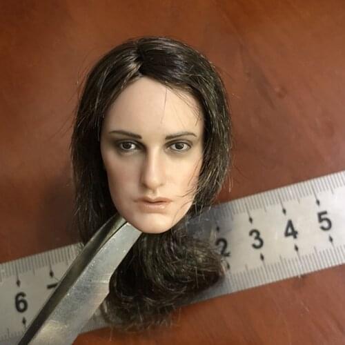 1/6 Female Pirate Lady Head Sculpt Model PVC Fit 12" Action Figure Body For Display