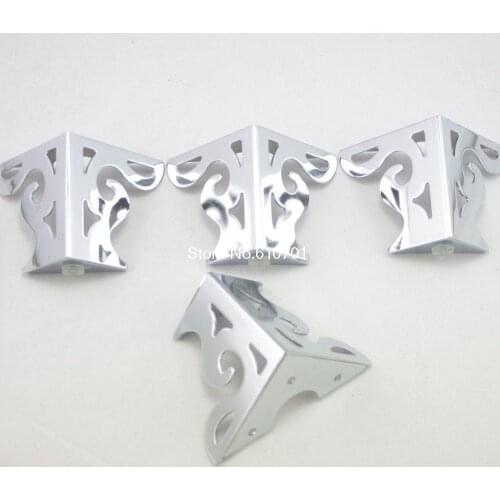 Set Metal Furniture Cabinet Legs Bed Tea Table Chair Sofa Leg Feet 4pcs 3.2"