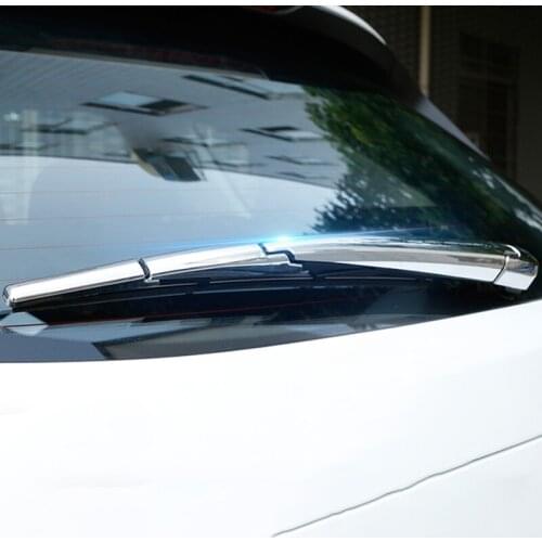 ABS Chrome Rear Trunk Window Wiper Arm Blade Cover Trim Overlay Nozzle Garnish For MAZDA CX-5 CX5 CX 5 2017 2018 2019 Accessory