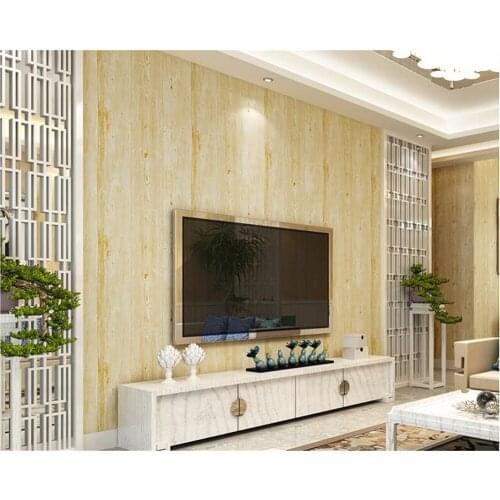 Beibehang Retro simulation wood papel de parede pvc wallpaper living room clothing hotel hotel works trees waterproof wallpaper