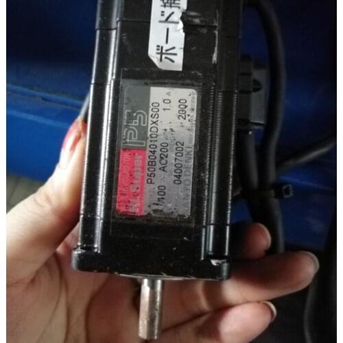 P50B04010DXS00 SERVO MOTOR , used in good condition . 80% appearance new , good working , free shipping