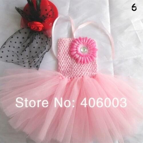Baby girl flowers princess dress infant tutu dresses baby pink dress