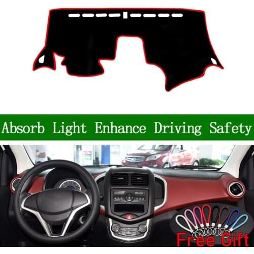 For changan benni EV 2014 2015-2018 Dashboard Cover Sun Shade Non-slip Dash Mat Pad Carpet Car Stickers Interior Accessories