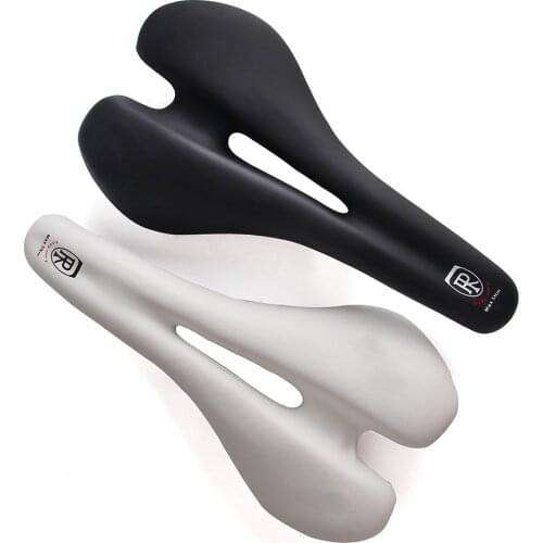 Mountain Bike saddle Comfortable Hollow Mtb Road Bicycle Deat Men Women Outdoor Cycling Cushion Vtt Leather Mat Riding Parts