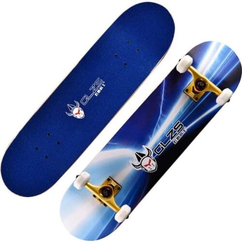 Skateboard 31", Complete Skateboard 7-Layer Maple Deck and Skateboard Tools, Precision Smooth Bearings, Gift Adult Skateboarders