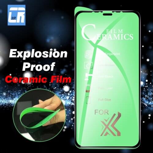 Explosion Proof Soft Ceramic Protective Film for iPhone 12 11 Pro X XR XS MAX 7 8 6 Plus Matte Anti-fingerprint Screen Protector