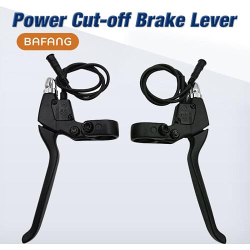 WUXING Brand Aluminum Alloy Power Cut-off Brake Lever For BAFANG Mid Motor Kit Waterproof Connector 3 pins