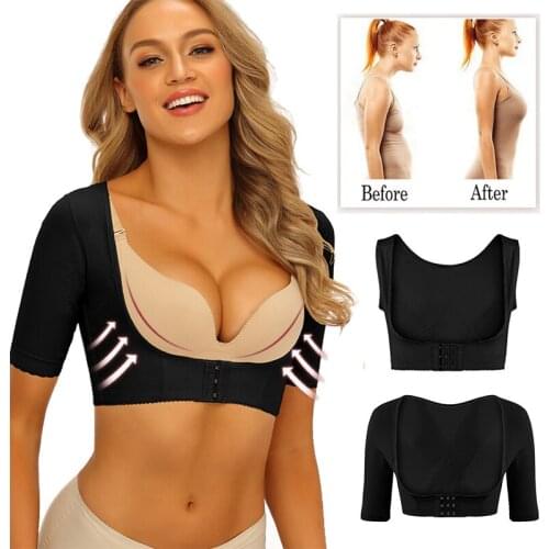 Women Arm Shaper Chest Lifter Corrective Underwear Invisible Slimming Shapewear Body Slimmer Modeling Tops Corset
