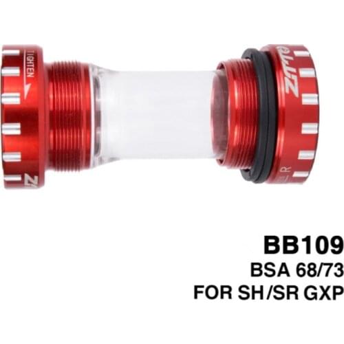 ZTTO Press-in threaded mid-axis Mountain bike BB central axis BB109 Perrin one hollow tooth plate mid-shaft