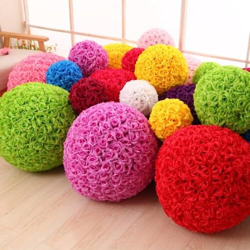 15colors of the 30 cm / 12 inch wedding decoration silk roses wedding room decoration flower bazaar celebration way lead bouquet