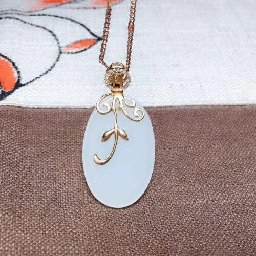 18k gold and Tian Baiyu pendanth09