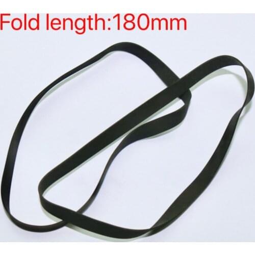 2Pieces/Lot Fold Length:180mm Thickness:0.6mm Width:5mm Opener Vinyl Record Player Belt Recorder Drive Transmission Flat Belt