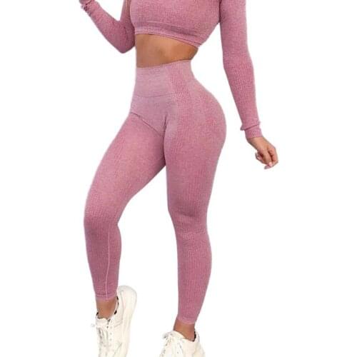 Quick-Drying High Waist Seamless Yoga Pants Fitness Pants Hips Abdomen Sports Pants Breathable Mesh Solid Color Fitness Pantsfz
