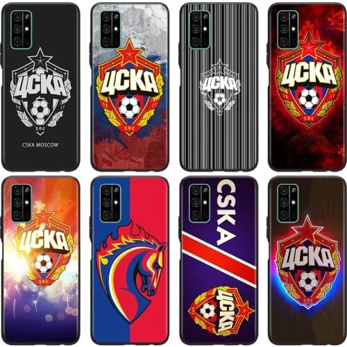 HOT Russia PFC CSKA Soft TPU Cover For Honor 9 10 X10 9A 9C 9S 9N 10i 10X 9X Lite Pro 5G Phone Case Shell