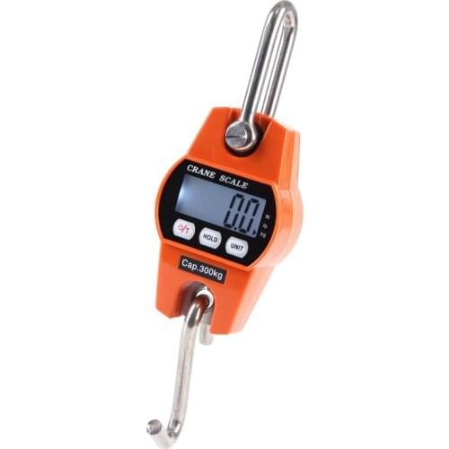 Mini LCD Digital 300Kg Portable Industrial Electronic Heavy Duty Weight Hook Crane Hanging Scale Kitchen Weight Scale