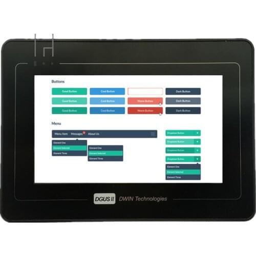 DMT10600T070_A5W 7 inch serial screen 1024*600 Smart Intelligent HMI indoor outdoor waterproof UV protection DMT10600T070_A5WTC