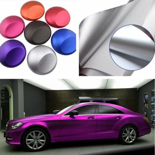 Chromium Styling Car Stickers 30CM*100CMFor Volvo V60 XC90 Ford focus 2 3 VW PASSAT JETTA MK6 GOLF 4 skoda fabia Chevrolet Cruze