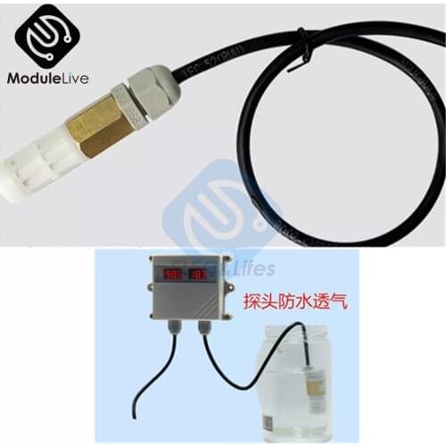SHT20 Sensor module High Temperature Copper Sintering & PE waterproof probe Soil Moisture SHT20 Temperature Humidity Sensor