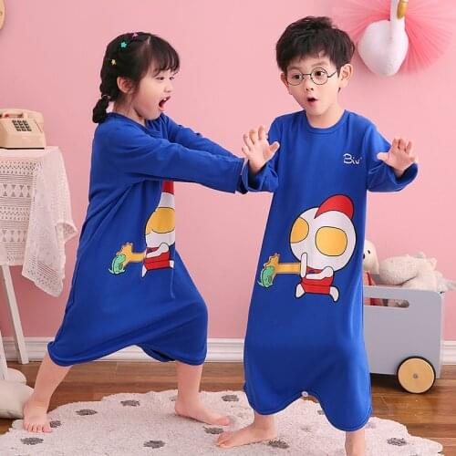 Cartoon Pijama Cute Kids Pajamas Cotton Pyjamas for Children Autumn Baby Blanket Sleepers Winter Boy Girl Onesie Homewear
