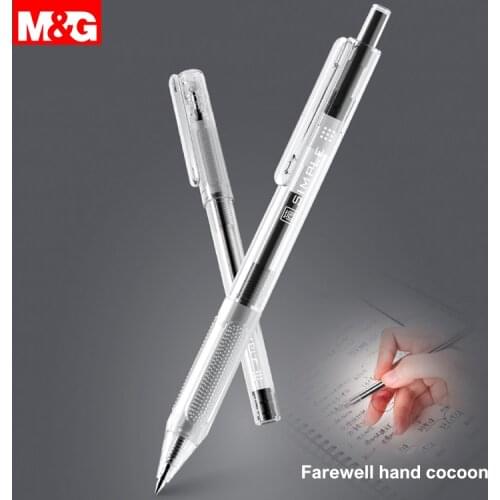 New Arrival 0.5mm Gel Pen Black Ink Pen Gel Pen School Office Supply Stationery for Student Exam Writing smooth