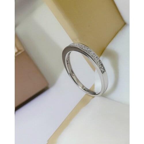 Silver Color Sparkling Zircon Wedding Engagement Rings For Couples AAA Cubic Zirconiat For Women Men Fashion Jewelry