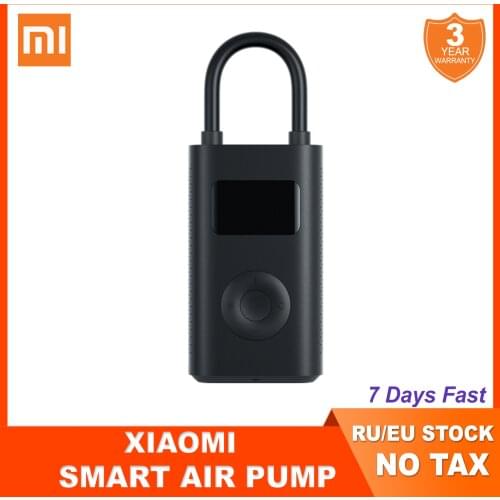 Original xiaomi Mijia Inflator Portable Smart Digital Tire Pressure Sensor Electric Pump for Bike Motorcycle M365 Pro Car Soccer